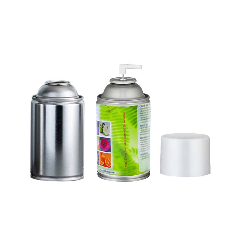 Custom 65*100mm Aeroosl Metal CanS Empty Aerosol Tin Can with Metering Valve for Air Freshener Spray