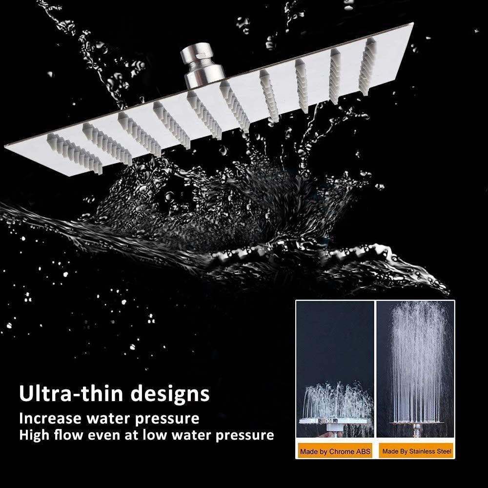 Smart Stainless steel shower head top spray pressurized home bath Shower House Hotel shower head