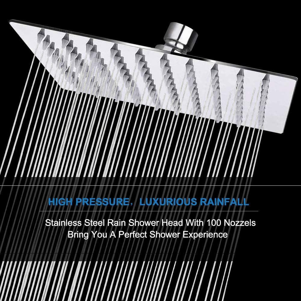 Smart Stainless steel shower head top spray pressurized home bath Shower House Hotel shower head