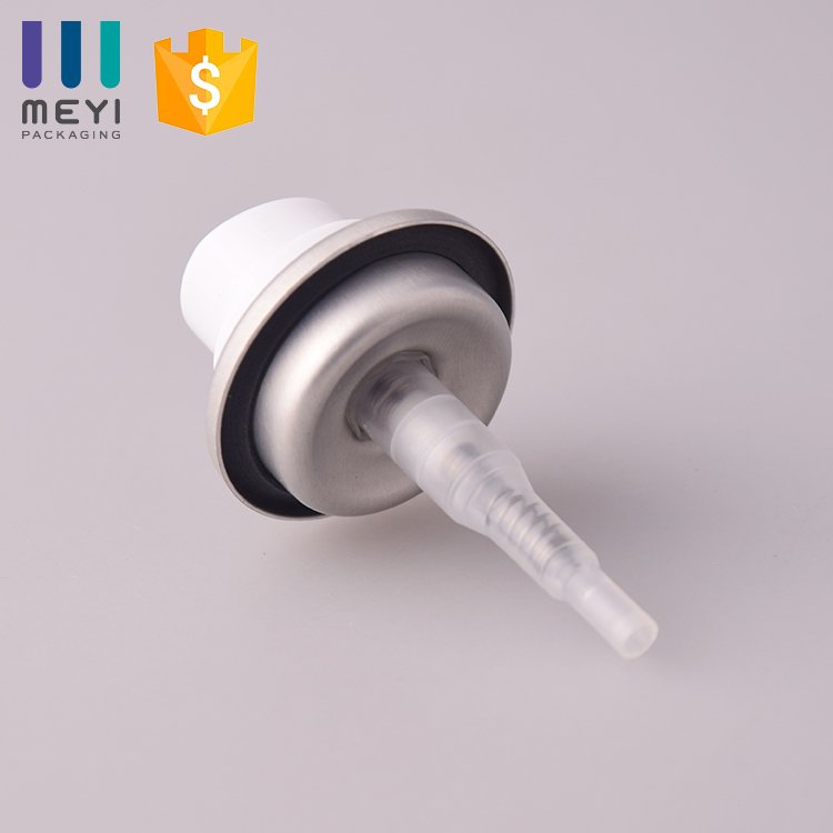 1 inch 31.5mm metal aluminum aerosol valve actuator mist spray pump for aerosol tin can with big cap