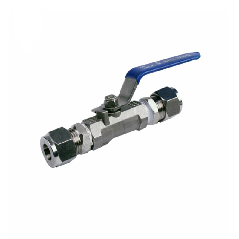 Stainless steel ball valve shut off valve misting system