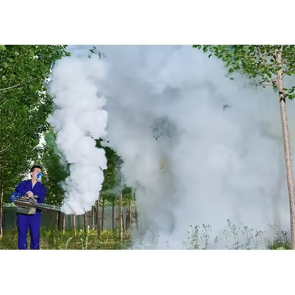 Dual Valve Stainless Steel Mobile Greenhouse Spray Machine Agricultural Fog Machine Thermal Fogger Fumigating Machine Portable