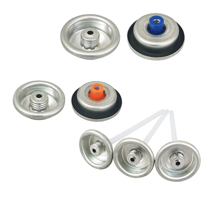 Refrigerant R134a Valve Caps With Aerosol Spray Cap With Thread Valve 7/16