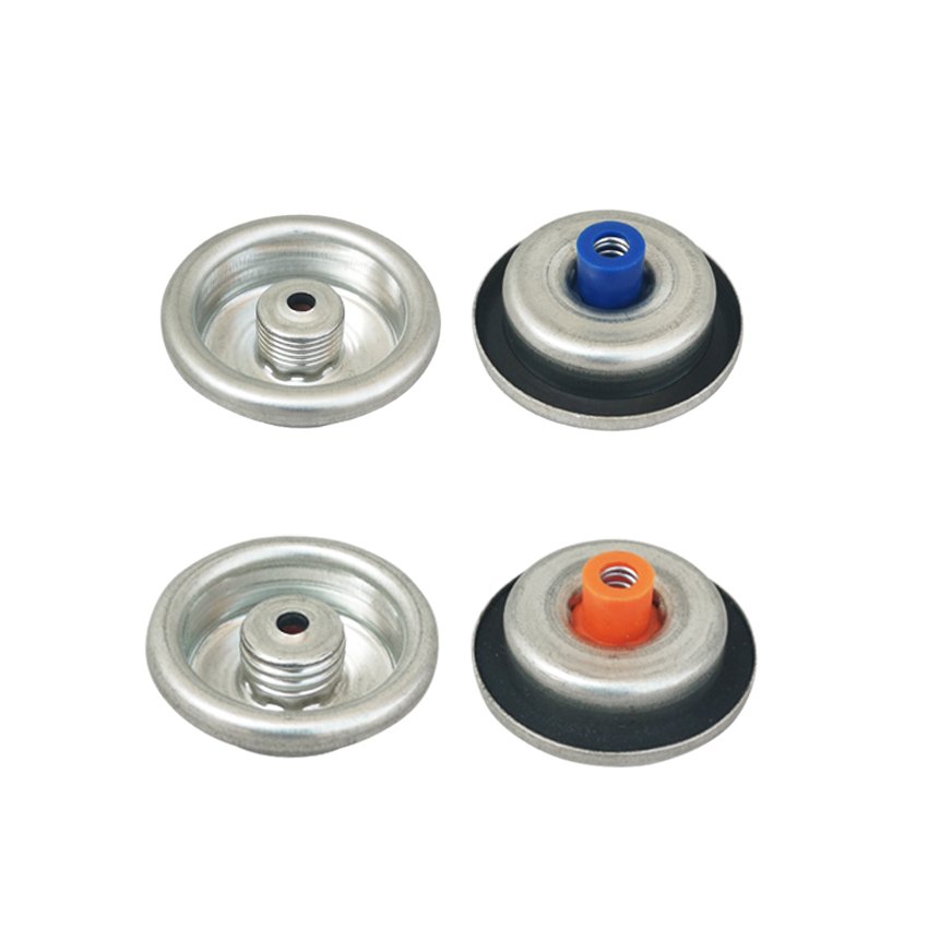 Refrigerant R134a Valve Caps With Aerosol Spray Cap With Thread Valve 7/16