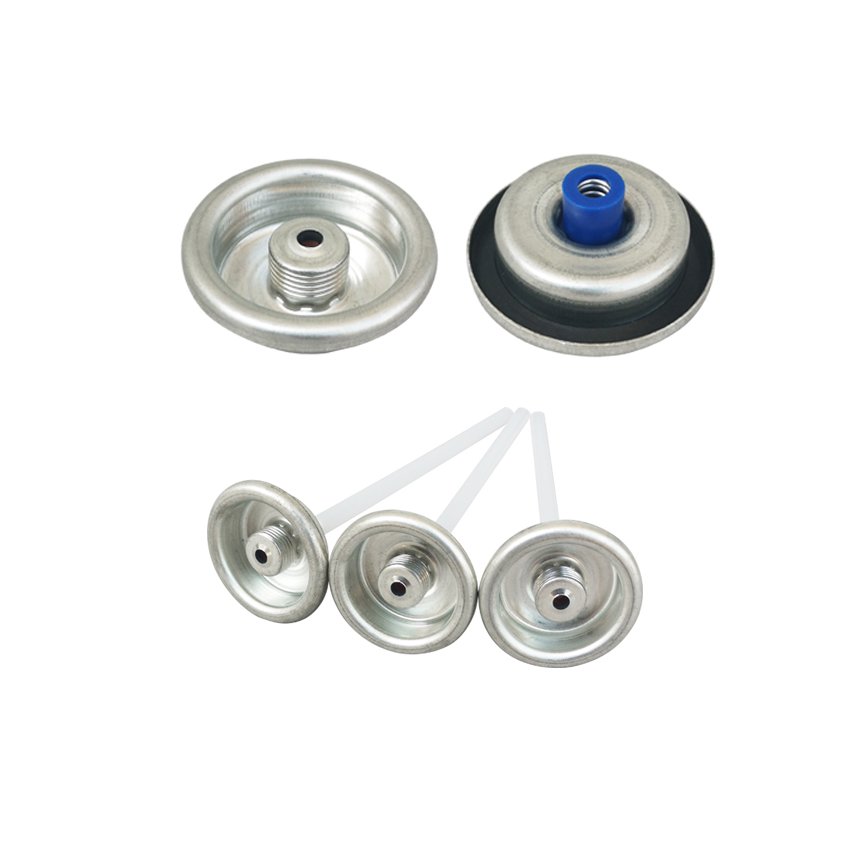 Refrigerant R134a Valve Caps With Aerosol Spray Cap With Thread Valve 7/16