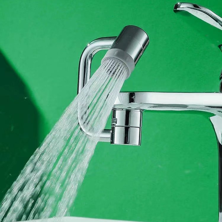 long neck 1080 degree swivel chrome kitchen and basin faucet rotate nozzle aerator spray