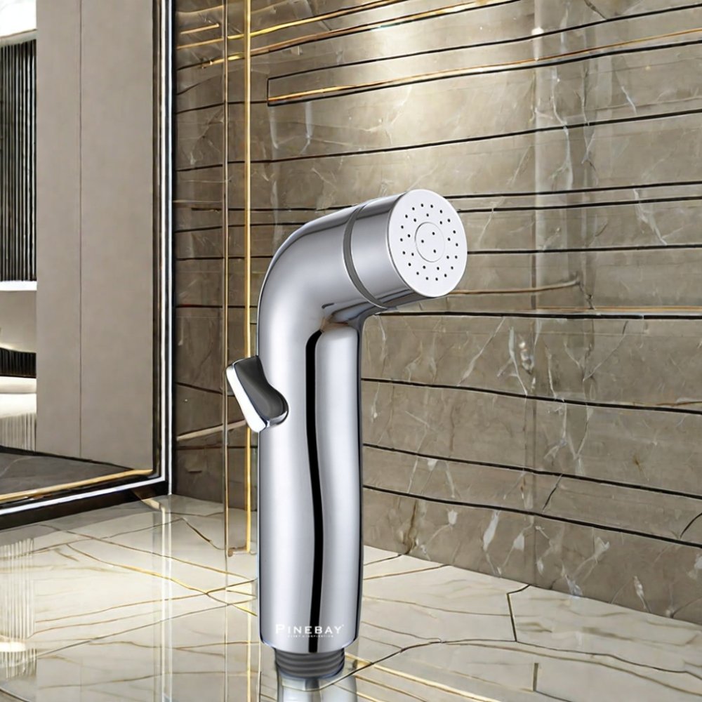 PINEBAY New Style Bathroom Bidet Shower Faucet Wall Mounted Woman Handheld Bidet Sprayer ABS Baby Cloth Cleaning Toilet Shattaf