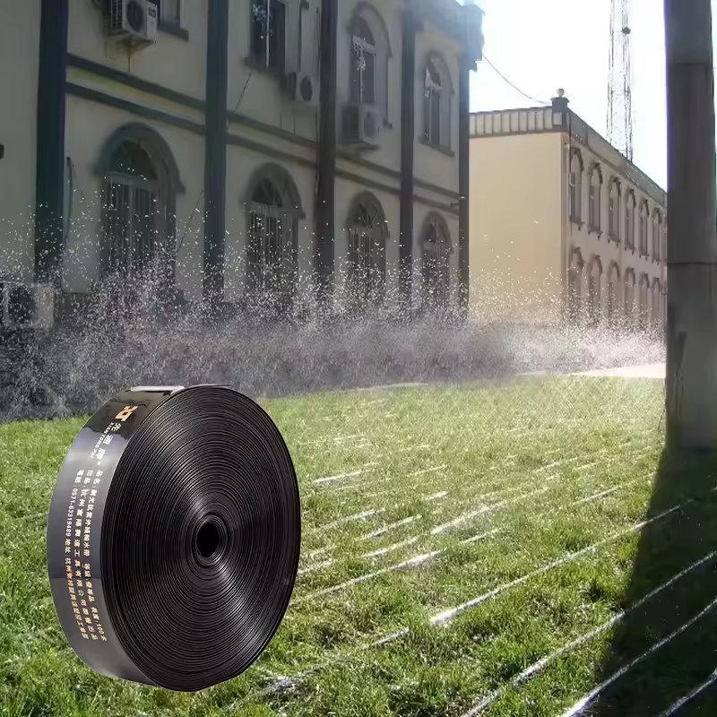 Farm sprinkler irrigation system layflat hose micro rain pipe connectors latch female header fitting offtake valve laser spray