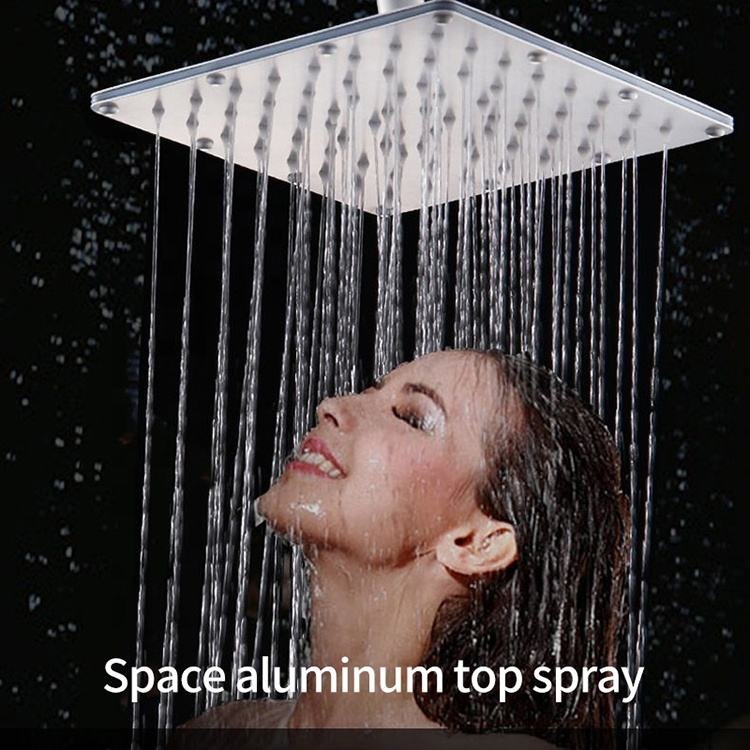 2024 Latest Piano button Shower Mixer Set Bathroom Shower 304 Stainless Steel Faucet Shower Set