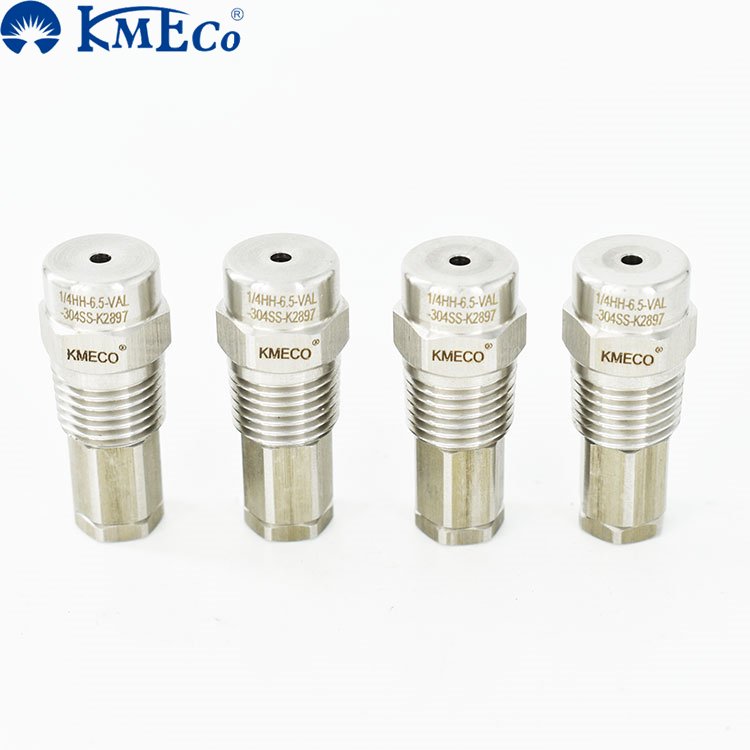 KMECO Full Cone Automatic Shut-Off Valve 1/4HH 6.5 Valve Spray Nozzle