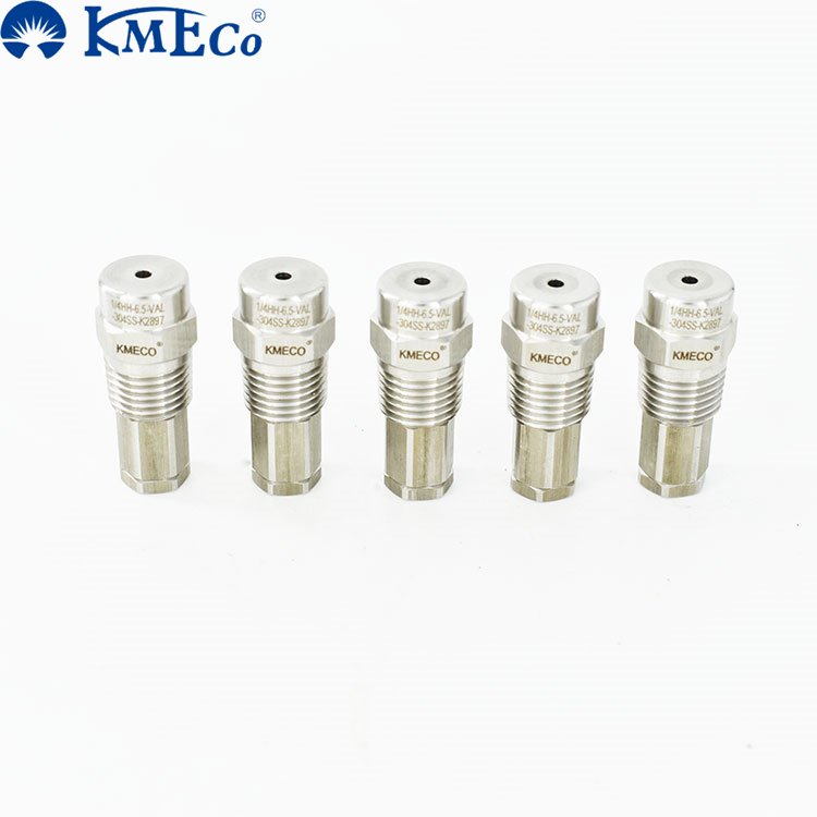 KMECO Full Cone Automatic Shut-Off Valve 1/4HH 6.5 Valve Spray Nozzle