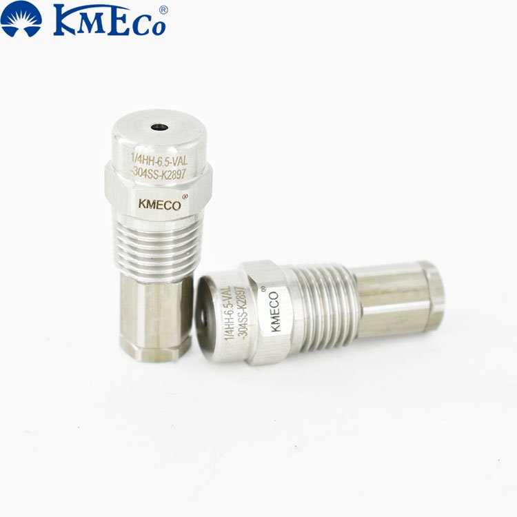 KMECO Full Cone Automatic Shut-Off Valve 1/4HH 6.5 Valve Spray Nozzle