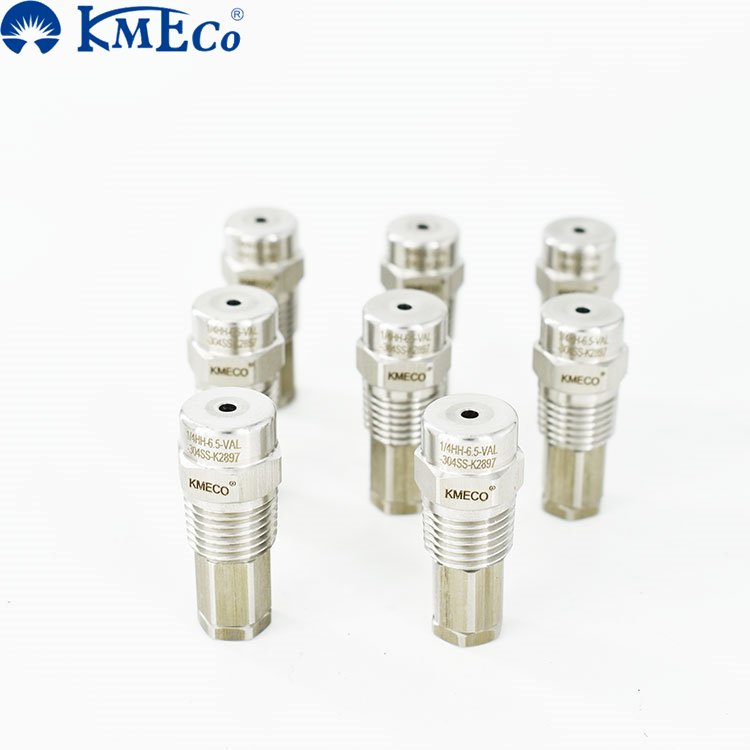 KMECO Full Cone Automatic Shut-Off Valve 1/4HH 6.5 Valve Spray Nozzle