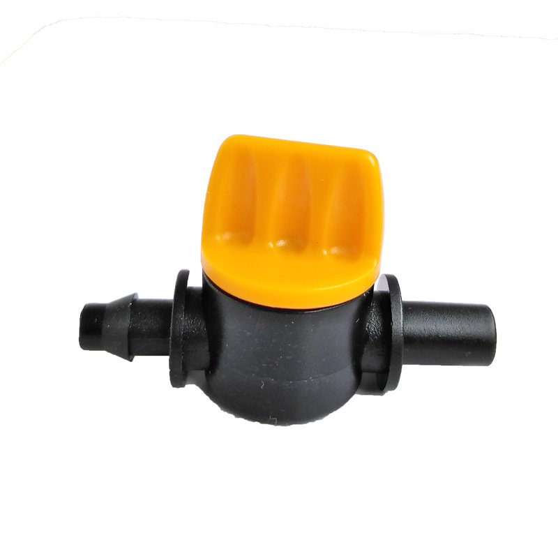 4/7 Micro spray tube ball valve switch 4/7 Hose drip irrigation Mini valve