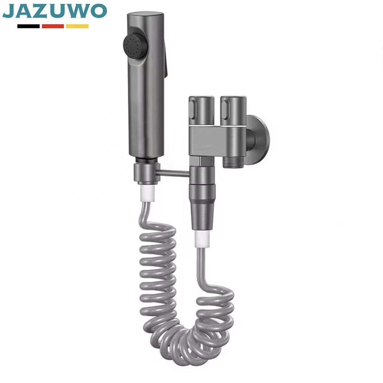 Hygienic Shower for Bathroom Toilet Bidet Shower Head Double Outlet Angle Valve Sets of Bathroom Accessories Bidet Toilet Seat