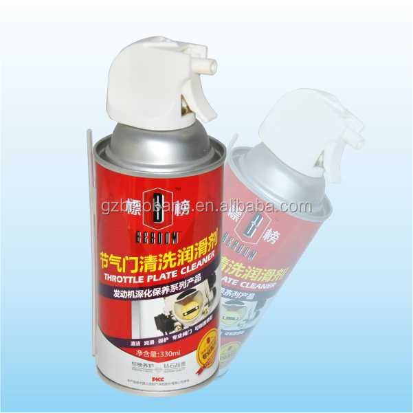 Car care cleaning throttle valve spray fuel injection system throttle plate cleaner