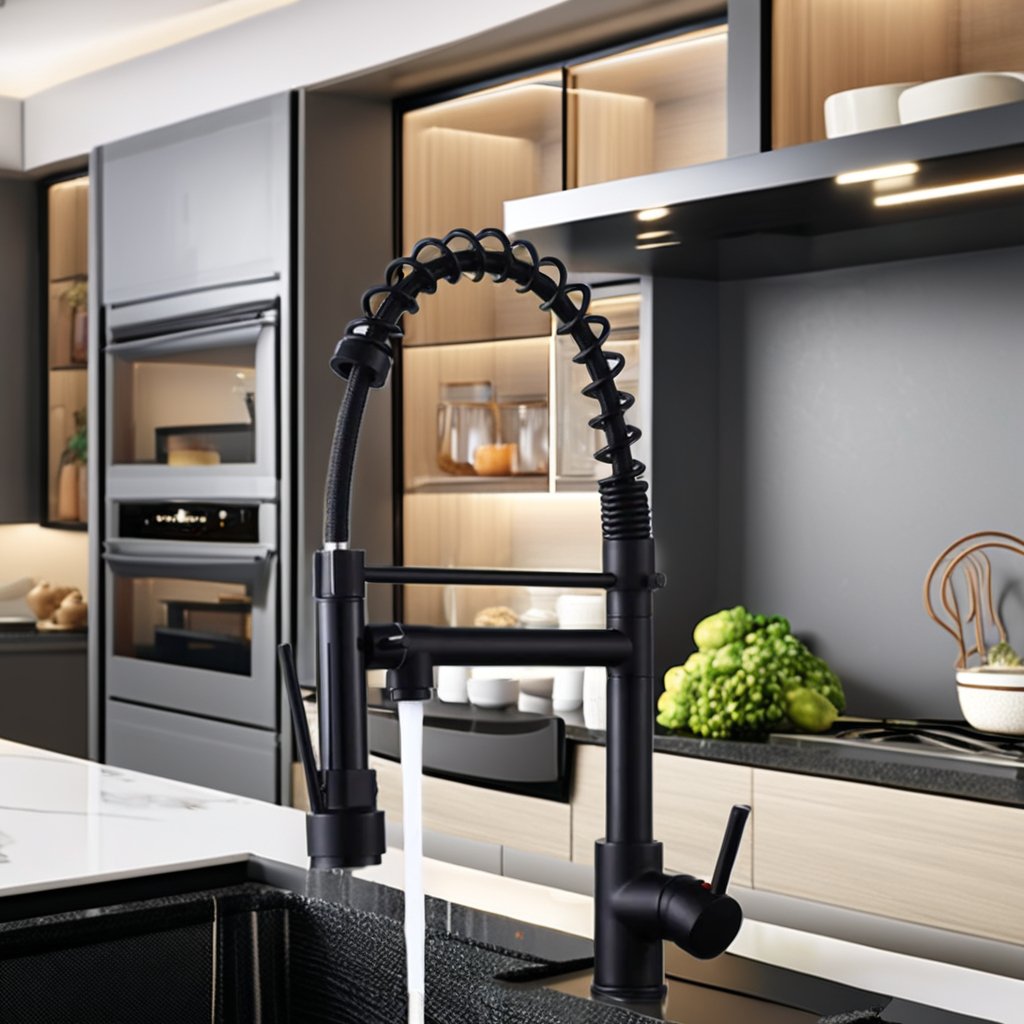 Spring pull down faucet multifunction universal spring kitchen faucet hot and cold kitchen sink mixer