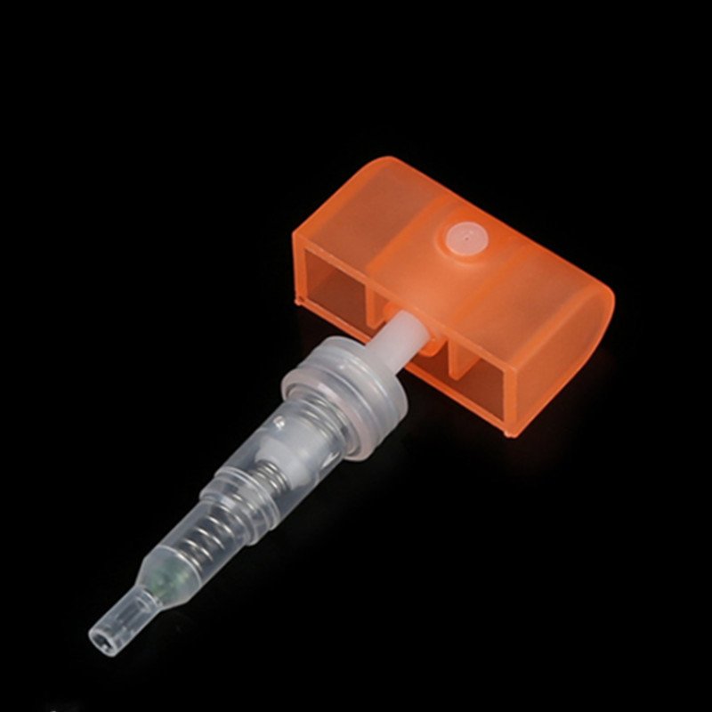 fine mist sprayer pump with cap plastic white black pink green spray pump atomizer for credit card perfume bottles