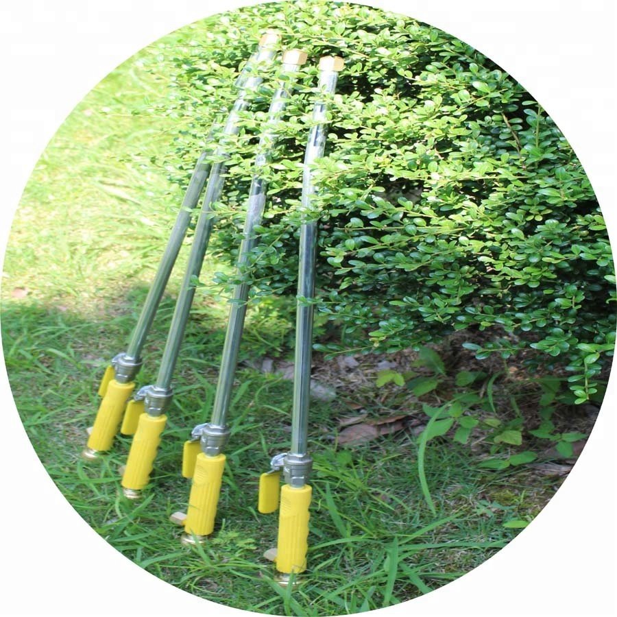 Brass garden gun lawn water wand spray aluminum rod