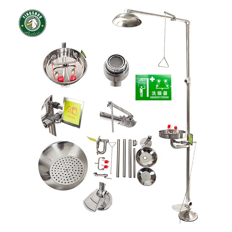 Emergency Eye Wash Station Safety Showers Eye Wash Units Eyewash Spray Nozzle Sink Accessory