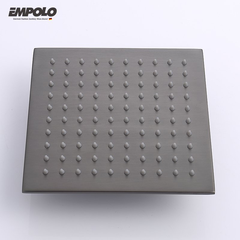 Empolo concealed shower wall shower mixer set black bathroom head shower faucet system