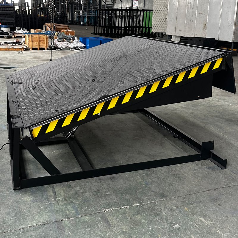 Customized Factory Heavy Duty 6-10T Electric Hydraulic Unloading Platform Dock Leveler For Warehouse Construction Works
