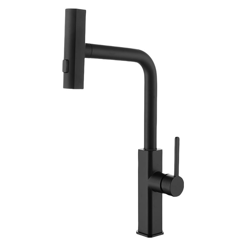 High Quality Single Handle Pull-Out Kitchen Faucet with 5 Years Warranty Hot Cold Water Mixer Tap for Sink Ceramic Valve Core