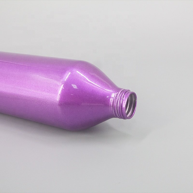Empty luxury packaging aluminum spray bottle OEM round mist small spray portable hair powder pump 30ml 50ml