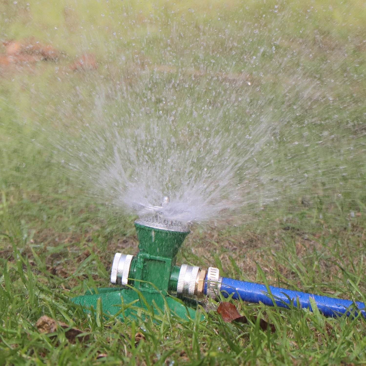 HX Garden 360 Degree Sprinklers Irrigation Lawn Spray Heads Support Swivel Watering Garden Hose Irrigation Systems