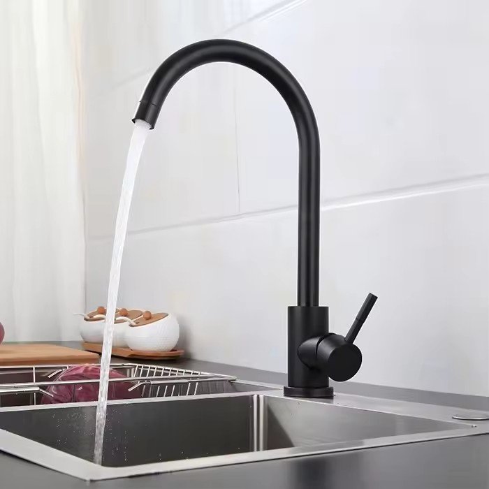 Most Popular Indoor High-end Black Style Ceramic Valve Design Hot & Cold Water Tap Style Faucets For Sink
