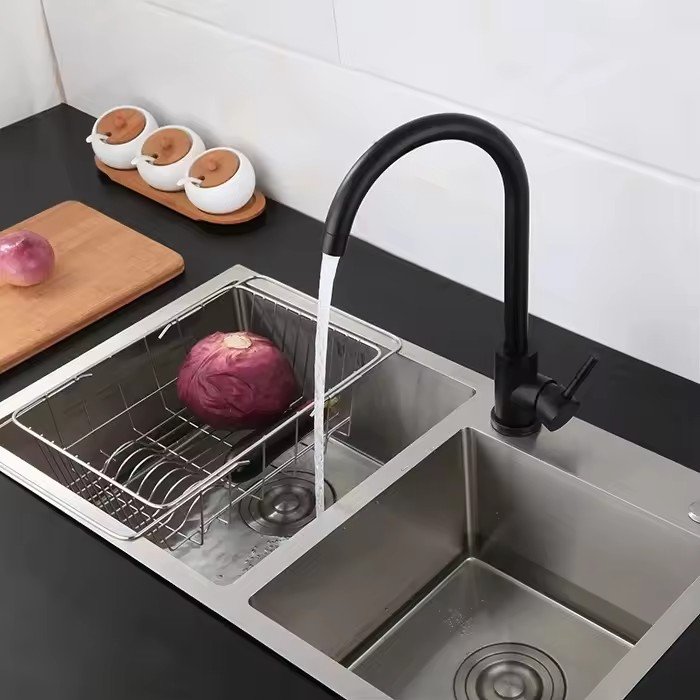 Most Popular Indoor High-end Black Style Ceramic Valve Design Hot & Cold Water Tap Style Faucets For Sink