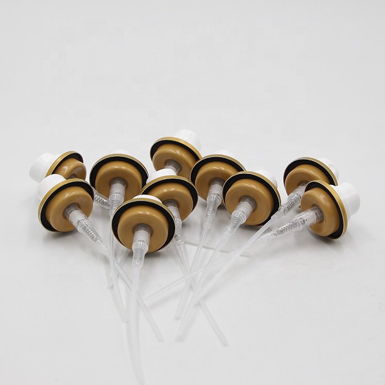 Wholesale cosmetics packaging accessory aerosol spray valve actuators for aluminum/tinplate cans