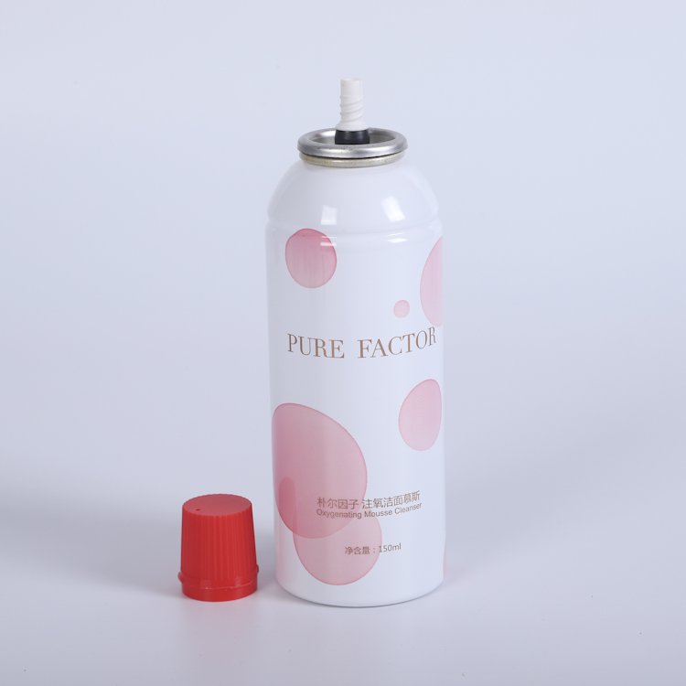 Aluminium can manufacturer custom empty paint aerosol spray can with bag on valve edible oil aerosol cans