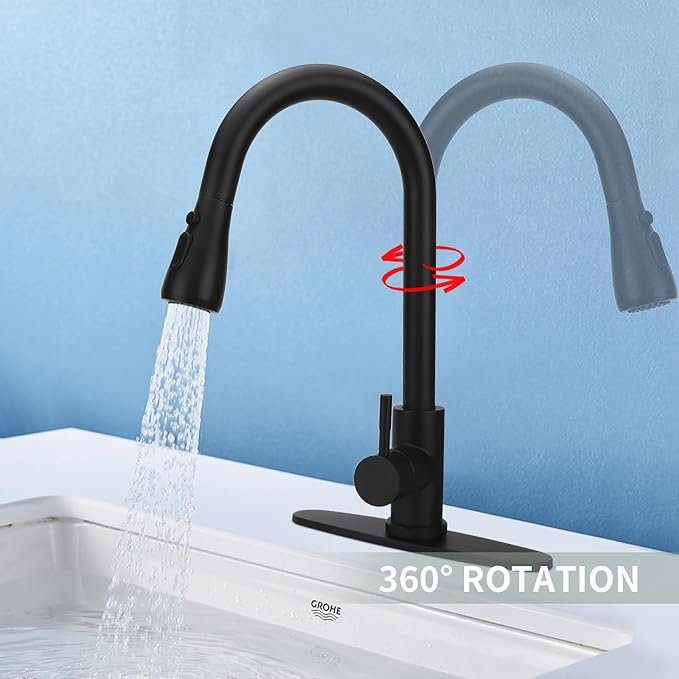 Universal Extractable Brass Kitchen Sink Faucet with Hot and Cold Mixing Valve Pull out Spray Type for Kitchen use