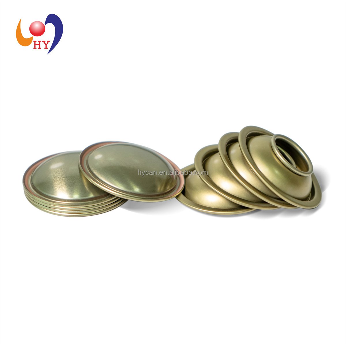 custom factory 0.34mm tin cans for foam 65mm aerosol cone spray aerosol valve can lid tinplat cap