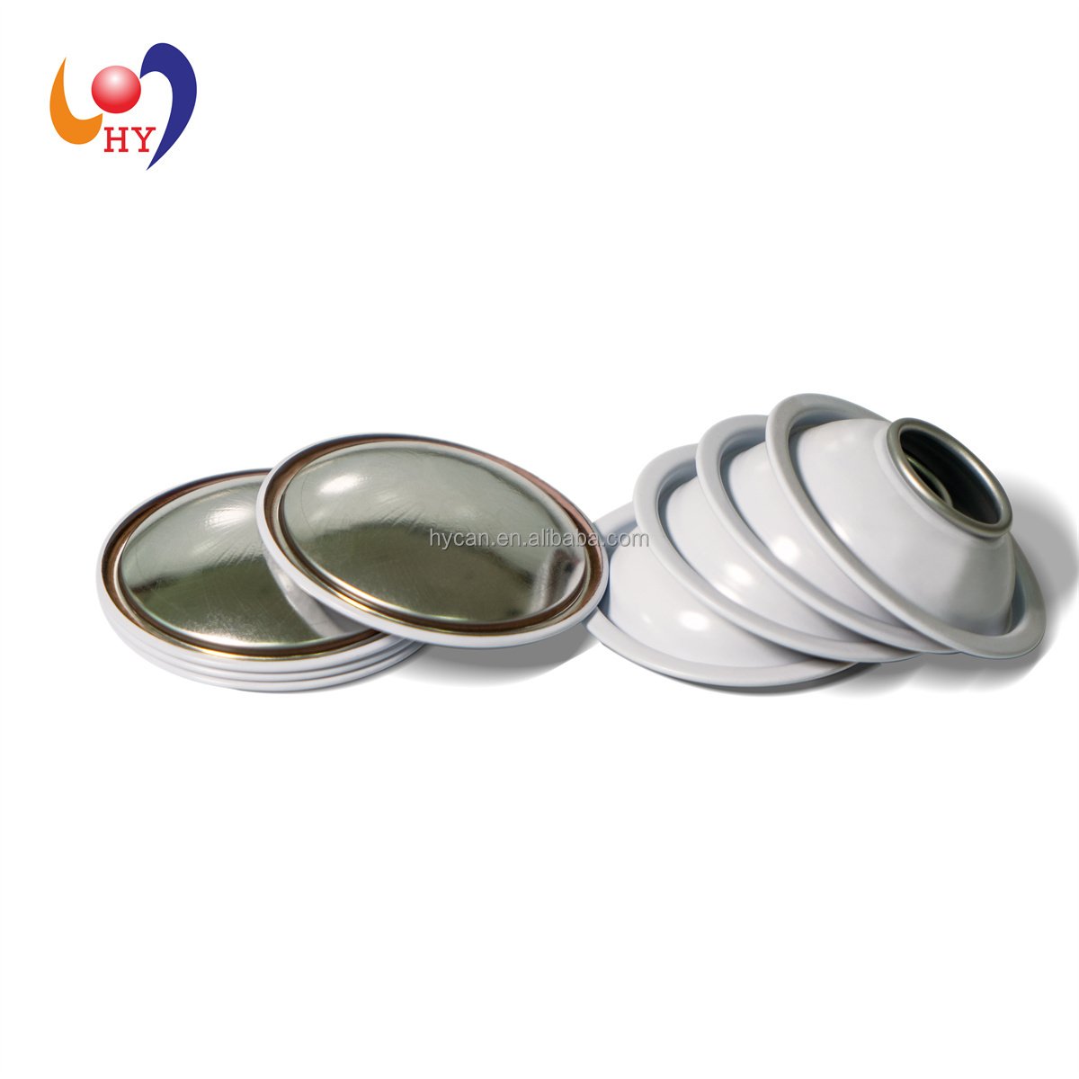 custom factory 0.34mm tin cans for foam 65mm aerosol cone spray aerosol valve can lid tinplat cap