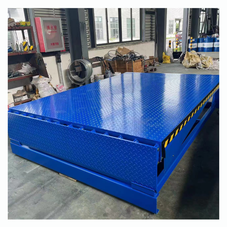 CE High Quality 6-20Ton Hydraulic Electric Platform Fixed Loading Dock Ramp Container Forklift Dock Leveller