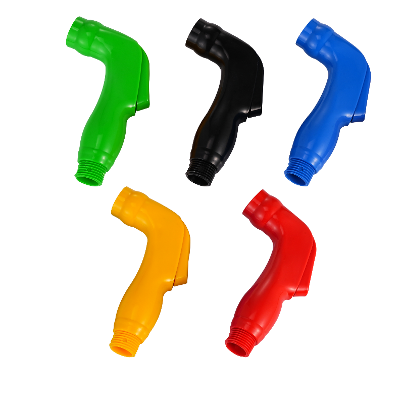 KT-151 Modern Design Bathroom Sprayer Brushed Pressurized Spray Gun plastic Handle Ceramic Valve Core Deck Mounted
