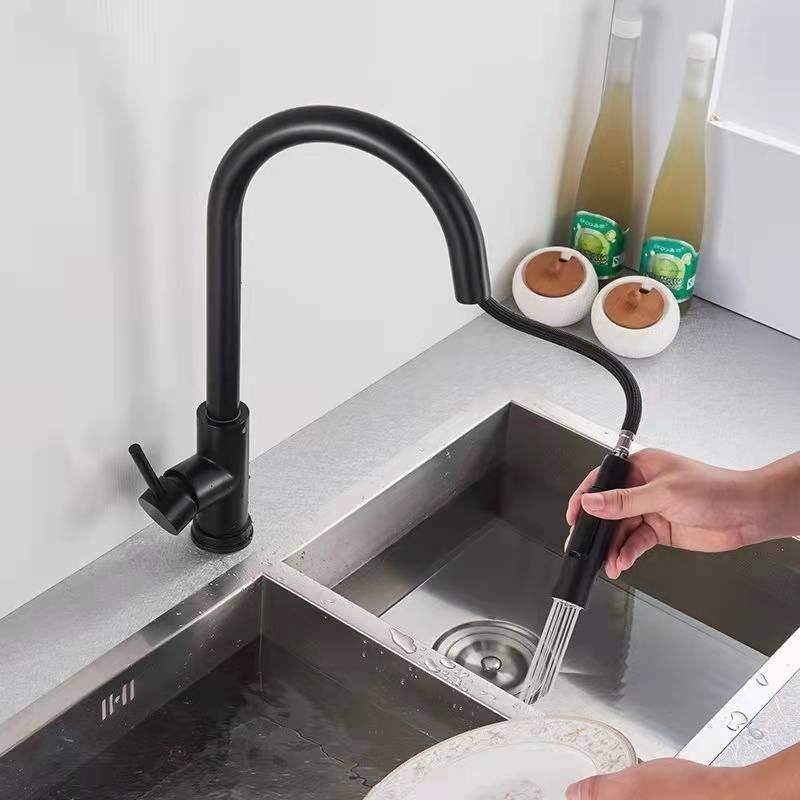 OEM energy-saving technology equipment Kitchen sink can pull touch sensing faucet