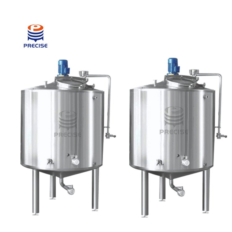 Factory Price Stainless Steel Food Blending Heated Jacket Mixer Tank With Agitator Mixing Tank