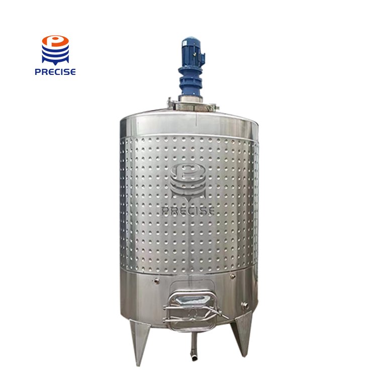 Factory Price Stainless Steel Food Blending Heated Jacket Mixer Tank With Agitator Mixing Tank