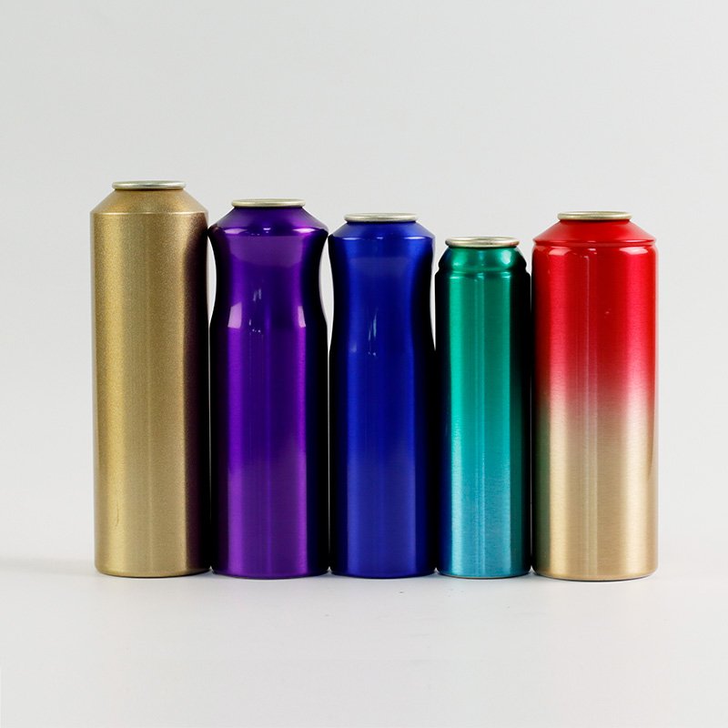 Aluminum Metal Refillable Empty Air Pressure Spray Compressed Air aluminum Aerosol Can Aerosol Spray Valve
