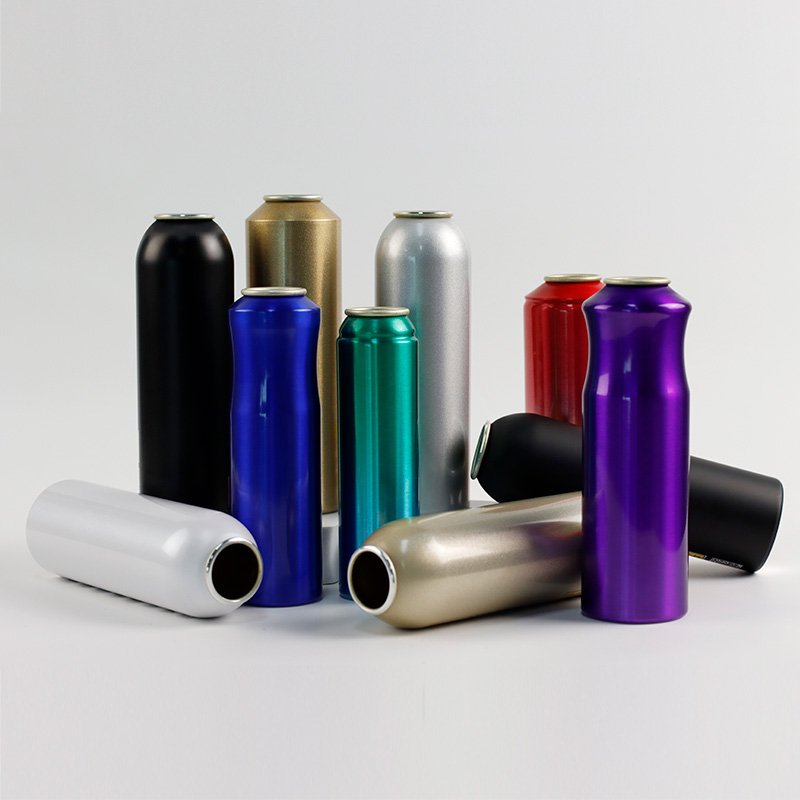 Aluminum Metal Refillable Empty Air Pressure Spray Compressed Air aluminum Aerosol Can Aerosol Spray Valve
