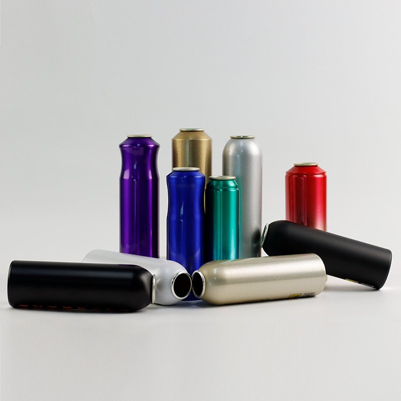 Aluminum Metal Refillable Empty Air Pressure Spray Compressed Air aluminum Aerosol Can Aerosol Spray Valve