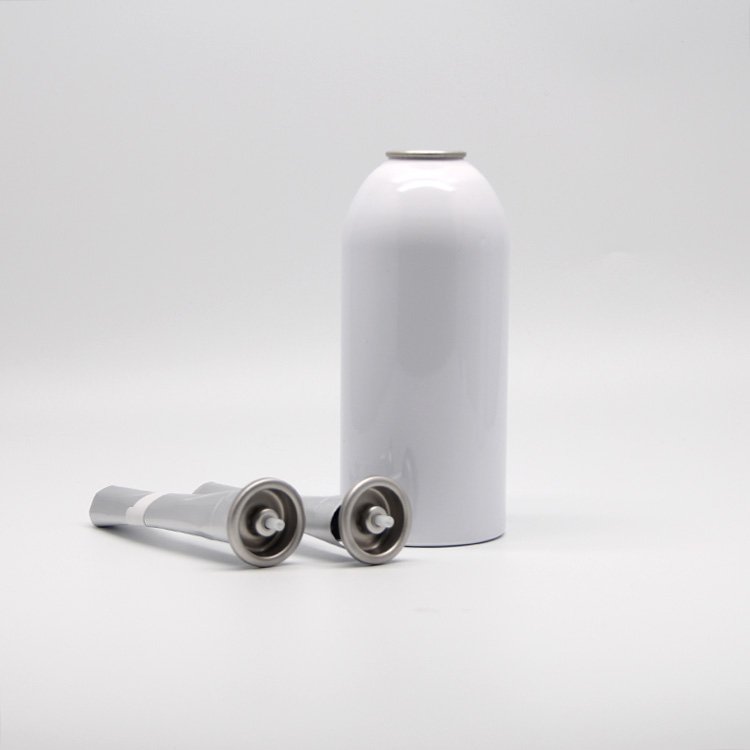 New design aerosol can for whipped cream nozzle recycling