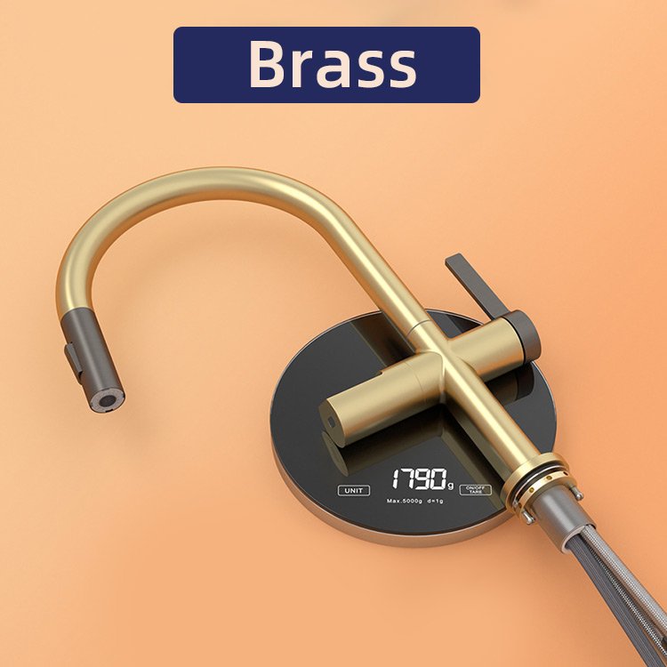 Kidolux Hand Sense Led Display Temperature Pull Down Faucet Hot And Cold Water Mixer Valve Brass Shower Faucet Kitchen Faucet