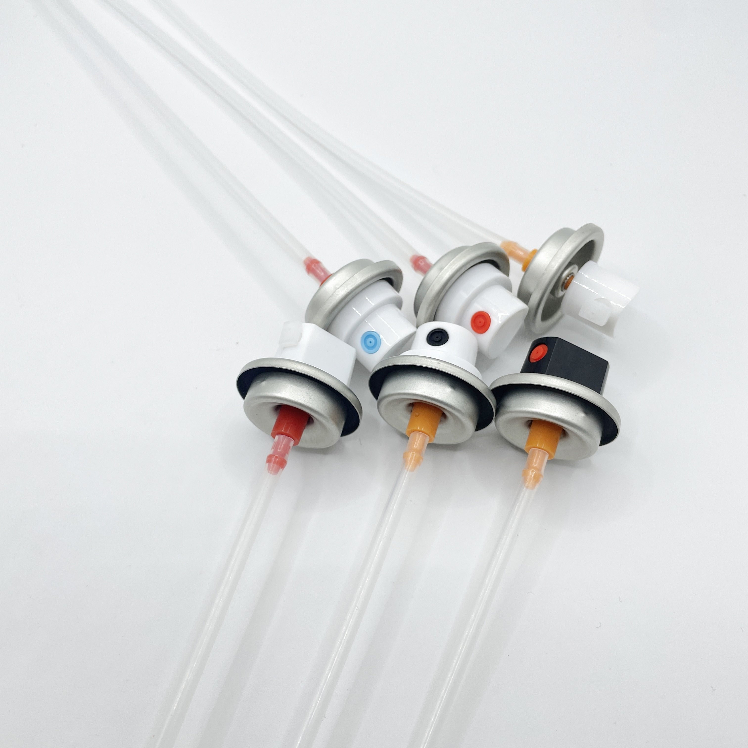 Wholesale Good Price Aerosol Spray Valve With Different Type Actuator Cap