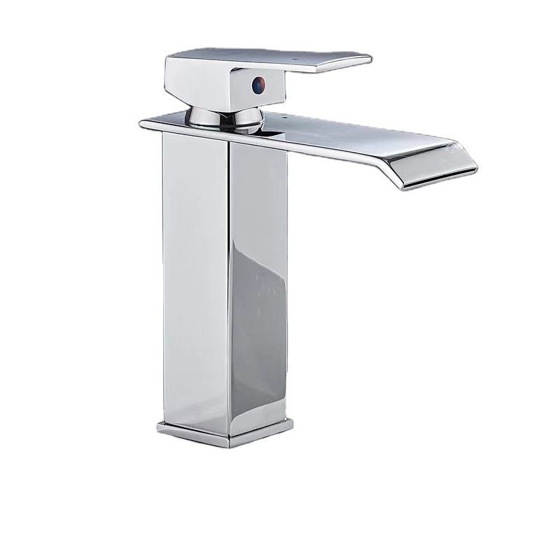 Stainless Steel Brushed Gold Bathroom Faucet Mixer Basin Tap