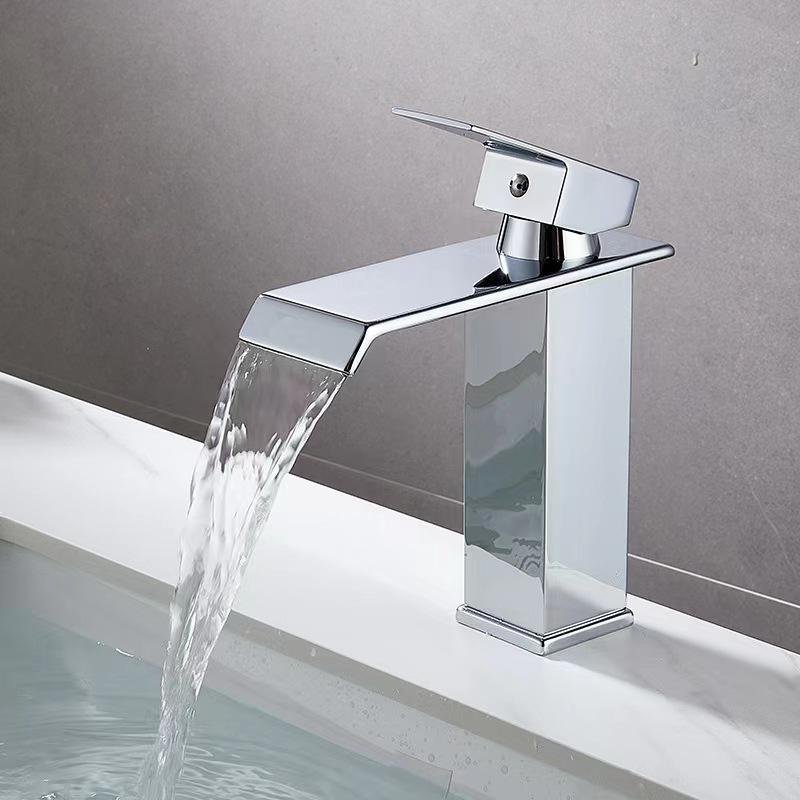 Stainless Steel Brushed Gold Bathroom Faucet Mixer Basin Tap