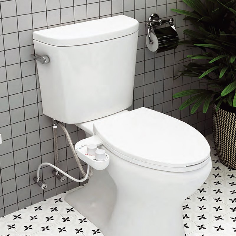ABS Plastic Warm Water Bidet Sprayer Single Nozzle Self-Cleaning Bidet Attachment Non Electric Cold And Hot Water Bidet